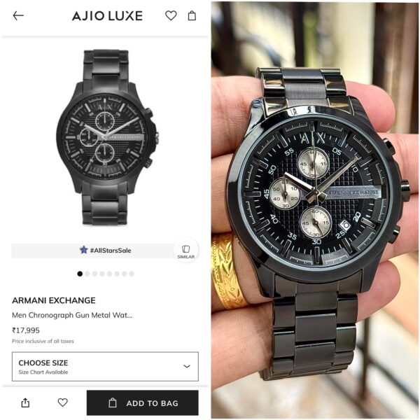 ARMANI EXCHANGE Watch !! Luxury Watch !! Men Watch !! - Image 2