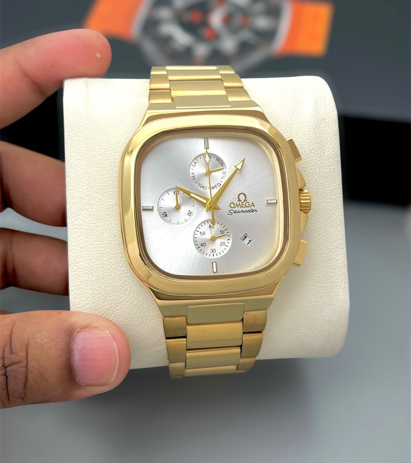 Watch !! Luxury Watch !! Men Watch OMEGA !! - Image 7